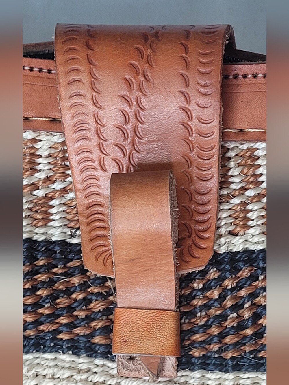Natural Sisal Woven Basket Bag Shoulder / Crossbody Bag - Picture 6 of 7
